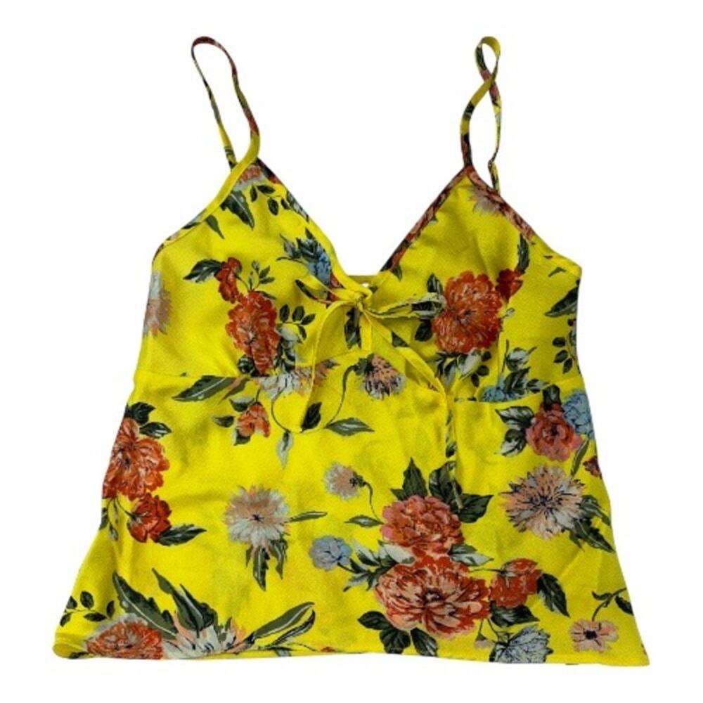 J.O.A. Just One Answer Floral Spaghetti Strap Top XS